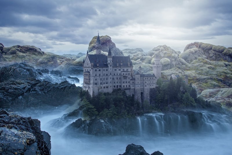 Castle in Mystical Realm